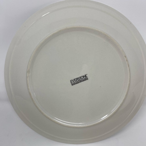 Set of 2 Vintage Everstone Stoneware Plates - Picture 3 of 5